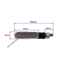KIERUNKOWSKAZY LED model MATT HOMOLOGACJA  KOMPLET